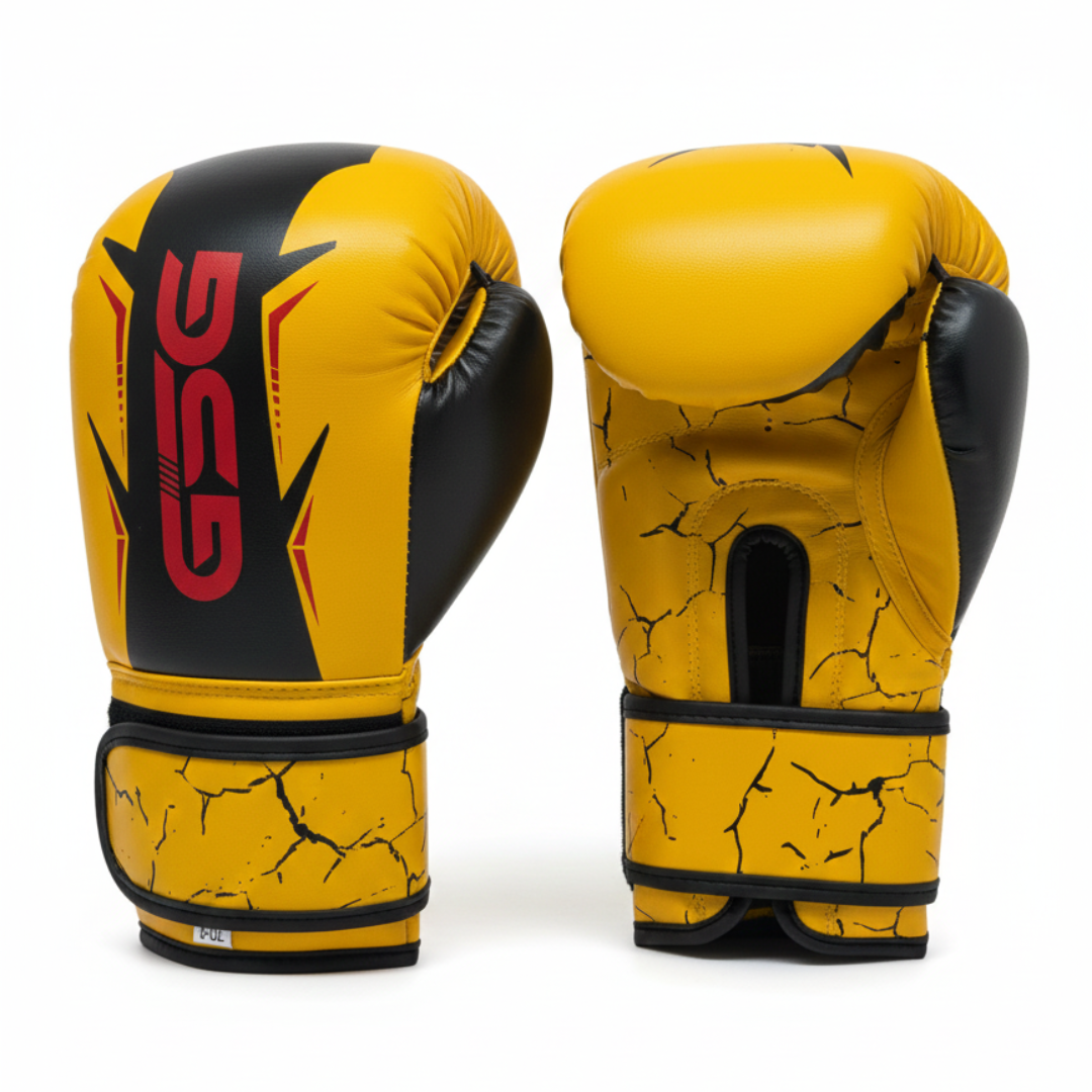 GSG Youth Pro Boxing Gloves for Kids and Teens 5 to 17 Years-YELLOW