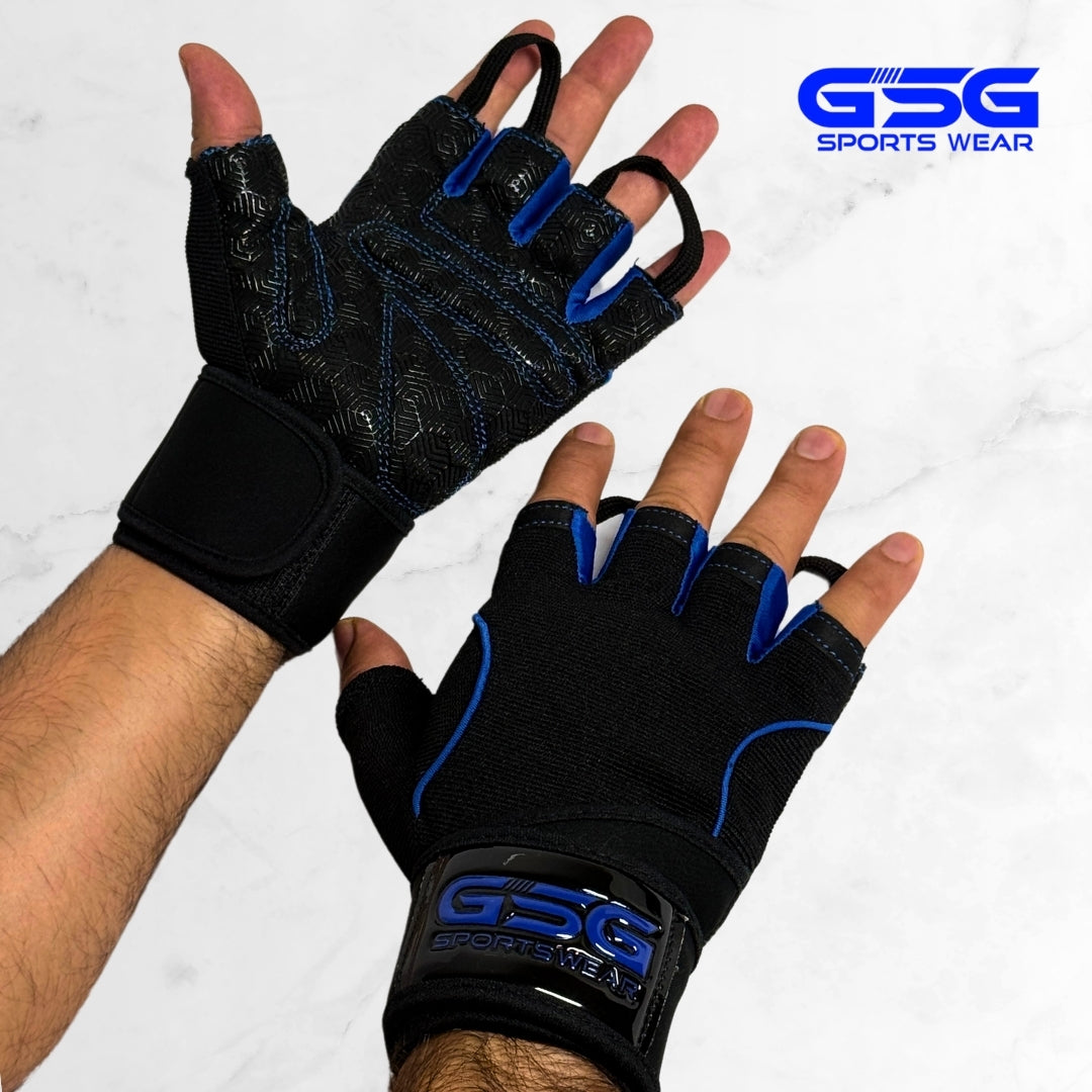 GSG MaxHold Gym Gloves - Blue