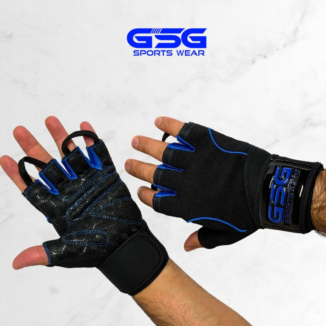 GSG MaxHold Gym Gloves - Blue