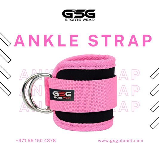 GSG Gym Ankle Strap - Pink