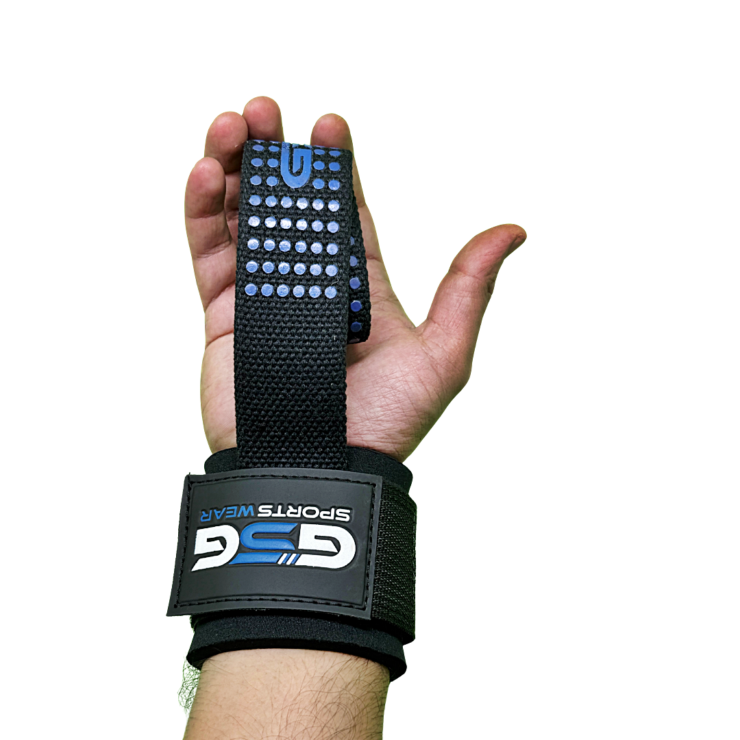 Heavy-Duty Power Lifting Strap-Blue