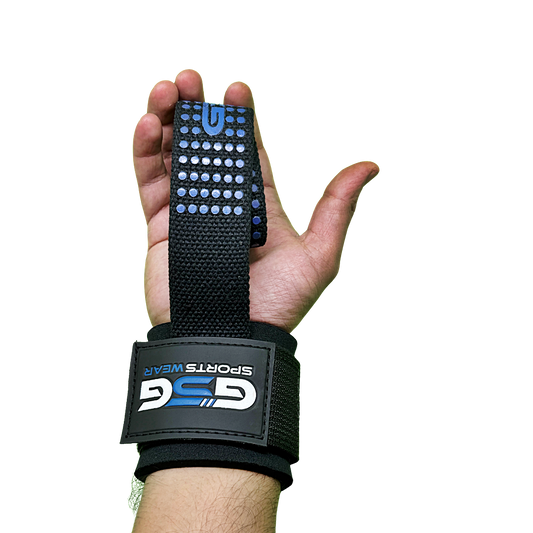 Heavy-Duty Power Lifting Strap-Blue