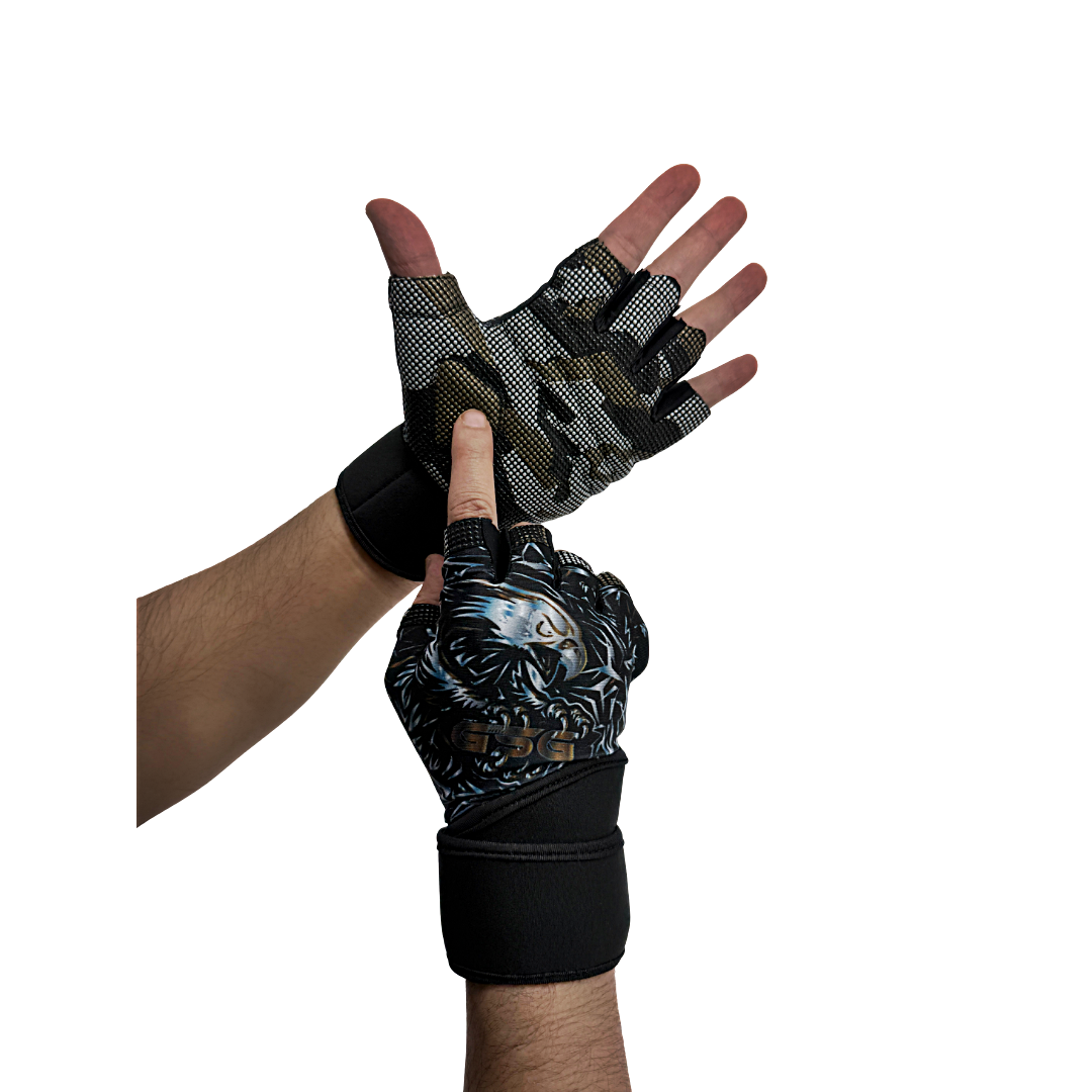 Gym Gloves Falcon Series-GREY