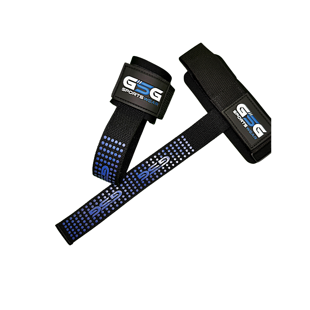 Heavy-Duty Power Lifting Strap-Blue