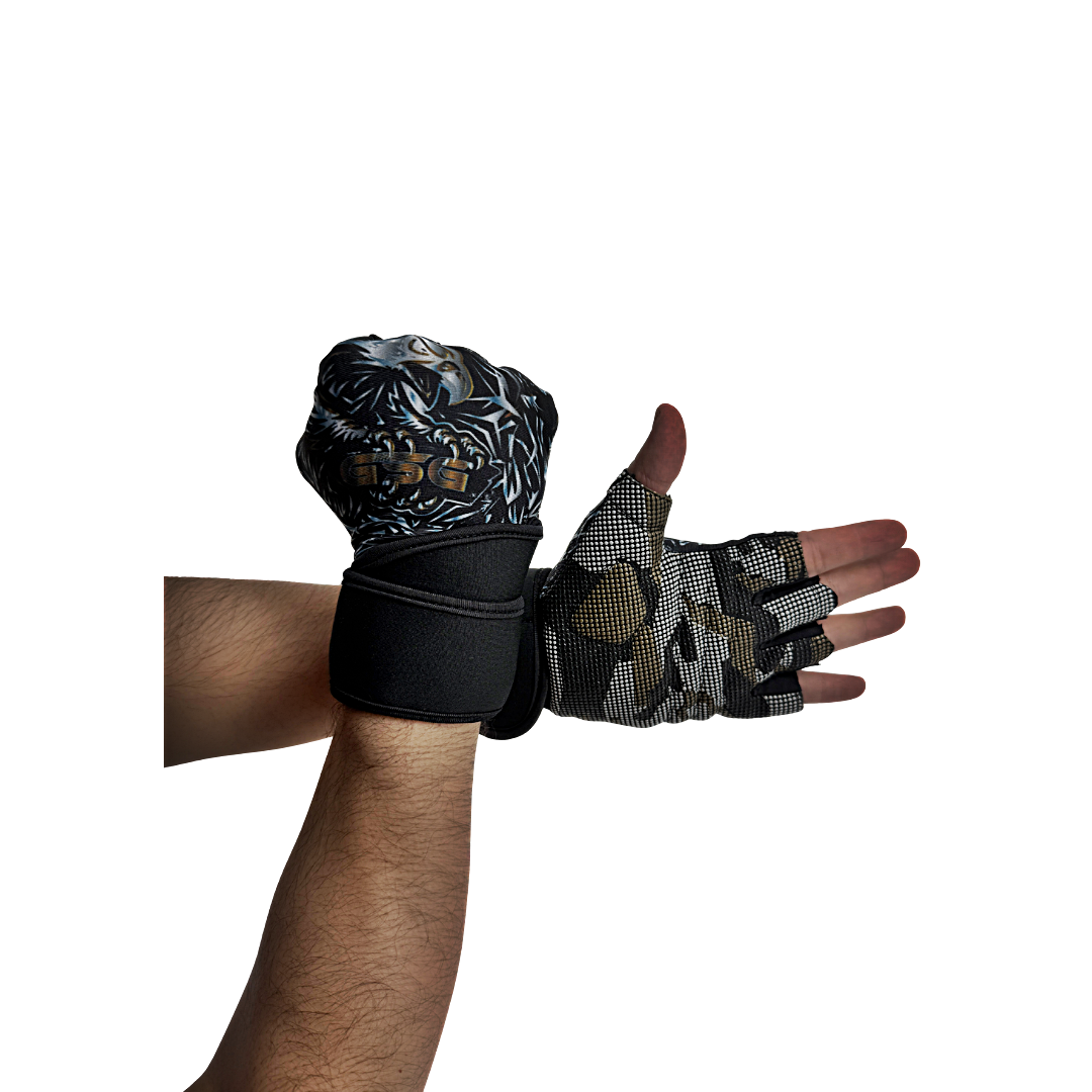 Gym Gloves Falcon Series-GREY
