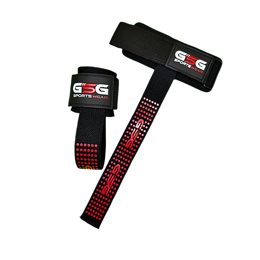 Heavy-Duty Power Lifting Strap-Red