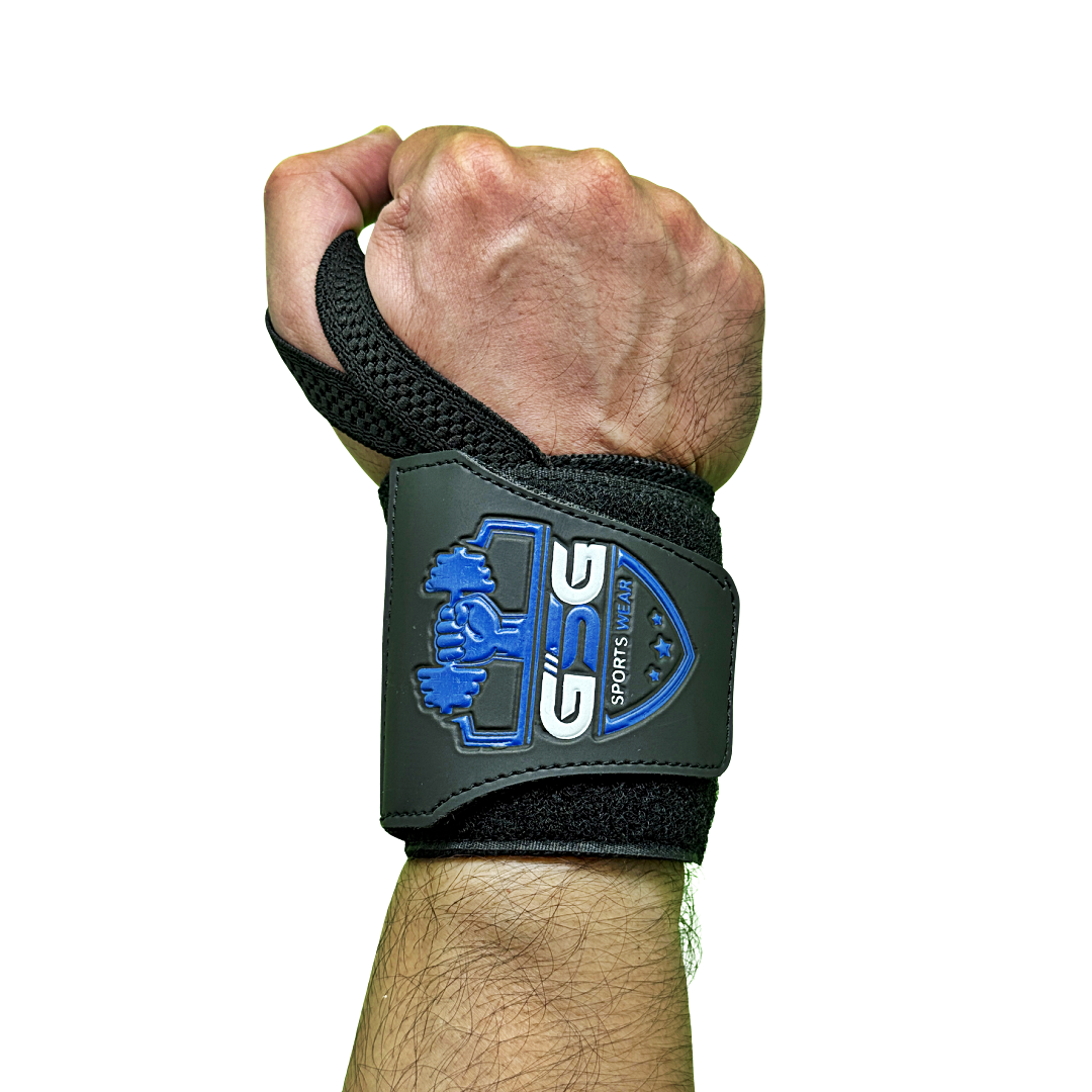 Wrist Straps – Blue & Black GSG Sports Wear