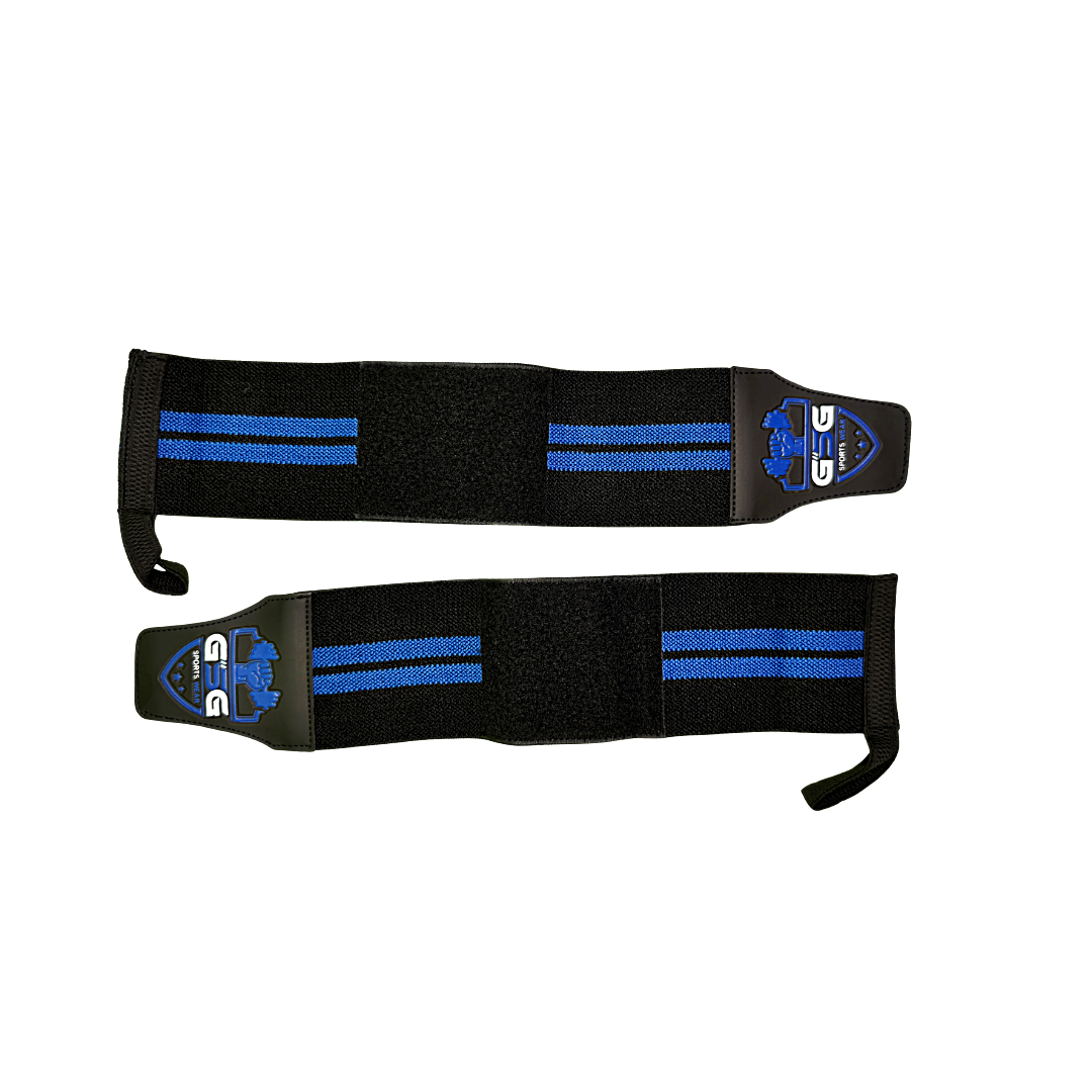 Wrist Straps – Blue & Black GSG Sports Wear