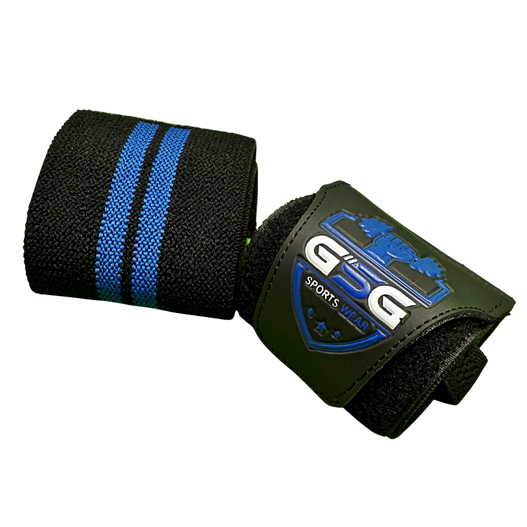 Wrist Straps – Blue & Black GSG Sports Wear