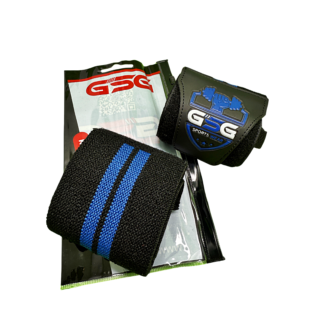 Wrist Straps – Blue & Black GSG Sports Wear