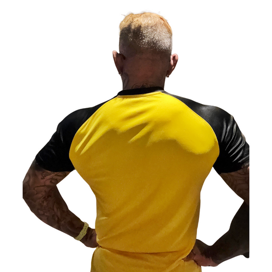 Gym T-Shirt –YELLOW | Dry Fit Sportswear for Men