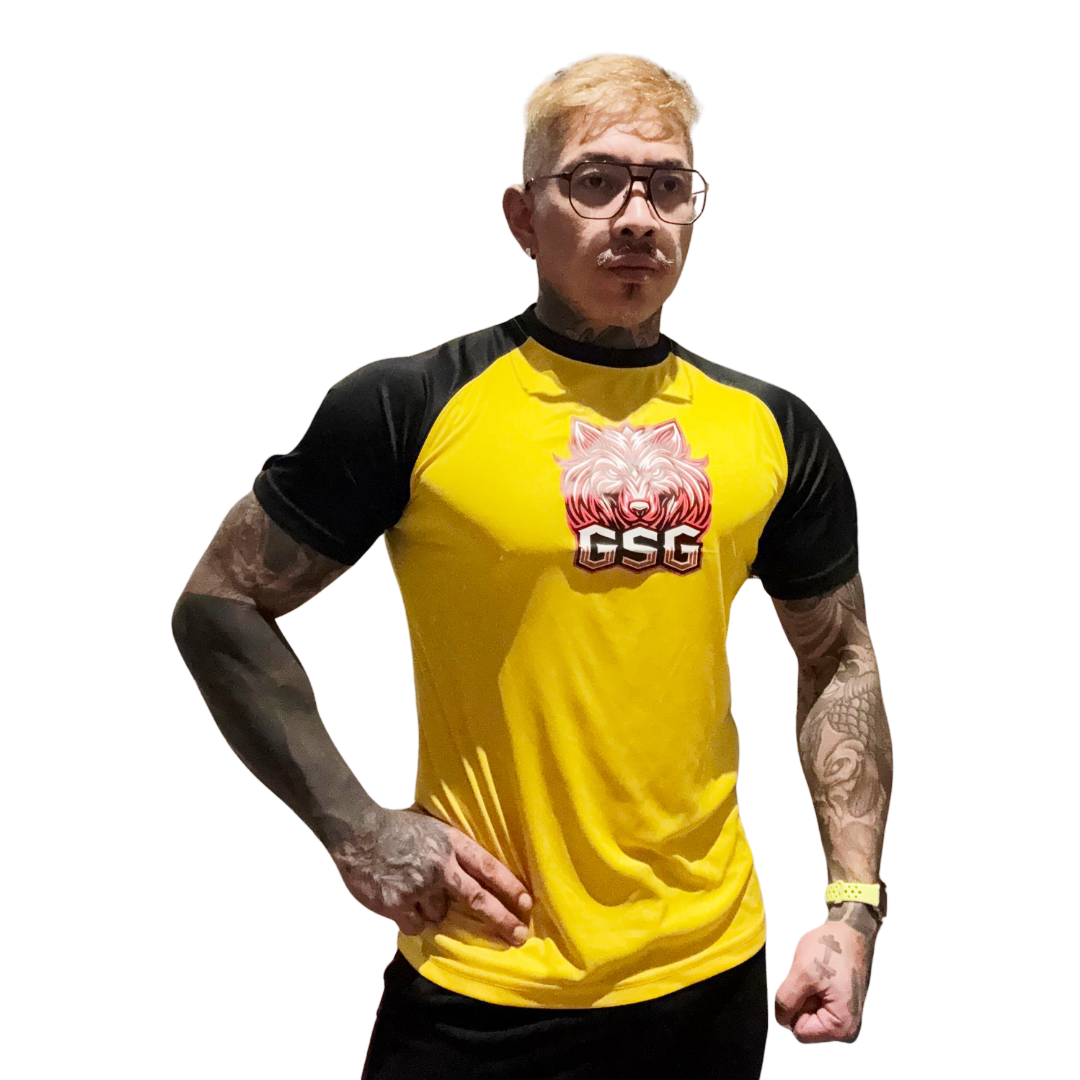 Gym T-Shirt –YELLOW | Dry Fit Sportswear for Men