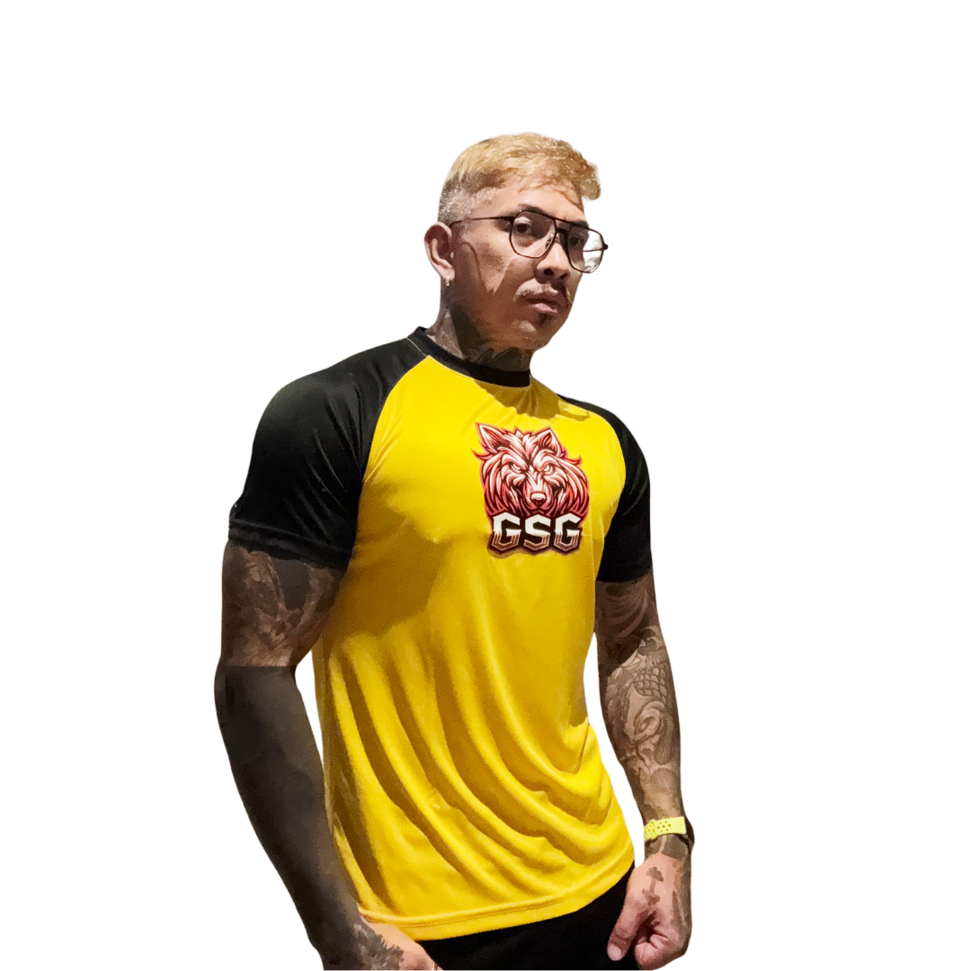 Gym T-Shirt –YELLOW | Dry Fit Sportswear for Men