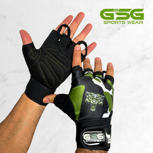 GSG WildGrip Camo Gym Gloves
