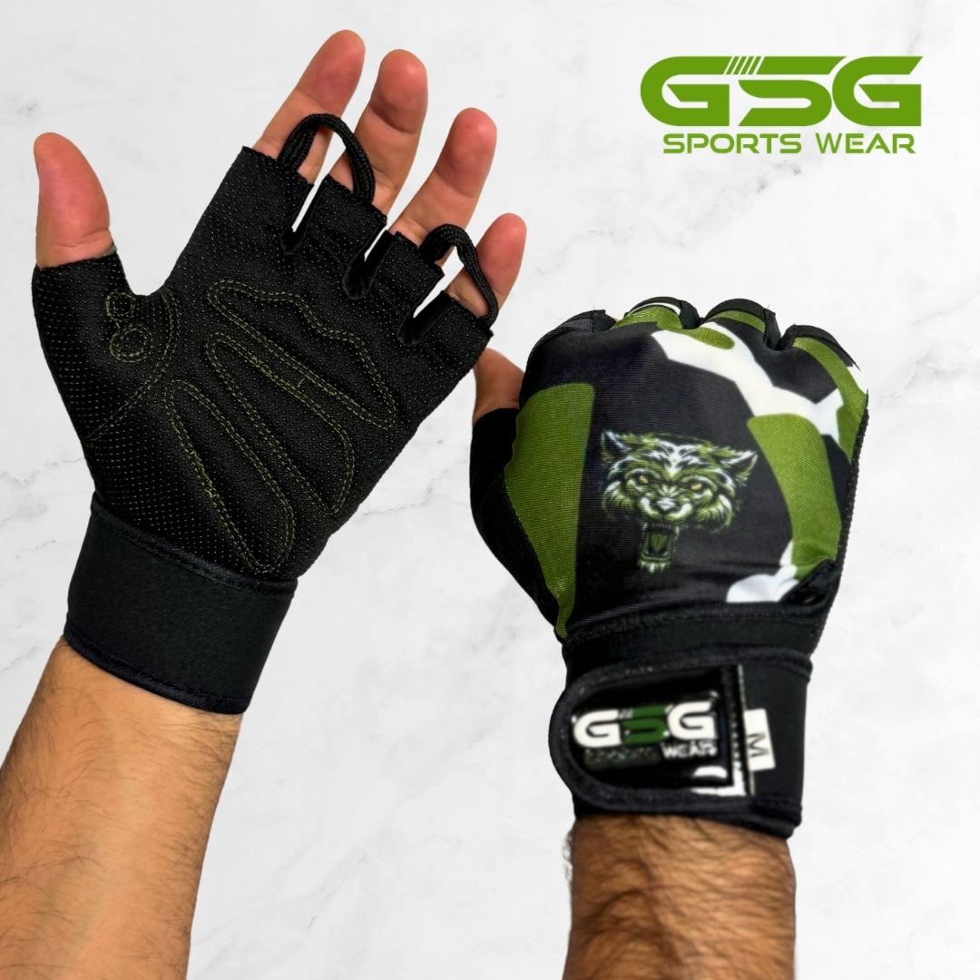 GSG WildGrip Camo Gym Gloves