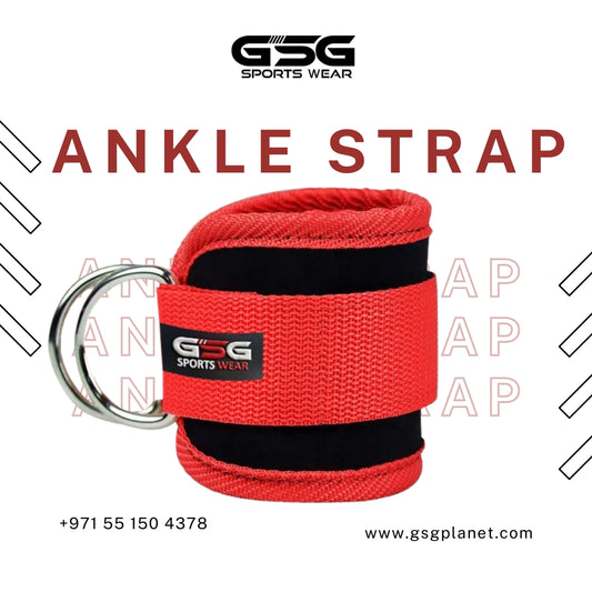 GSG Gym Ankle Strap - Red