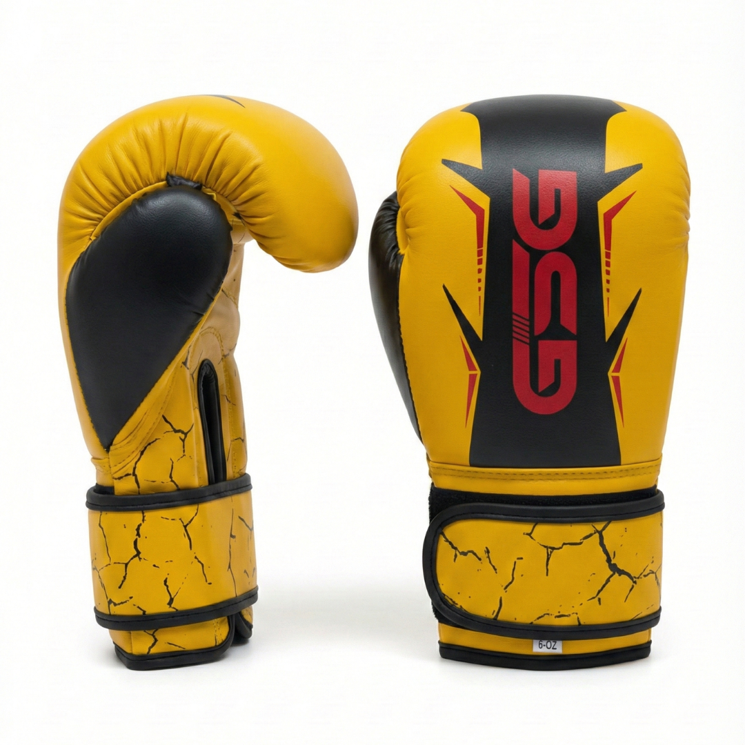 GSG Youth Pro Boxing Gloves for Kids and Teens 5 to 17 Years-YELLOW