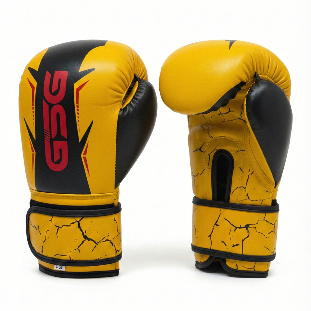 GSG Youth Pro Boxing Gloves for Kids and Teens 5 to 17 Years-YELLOW