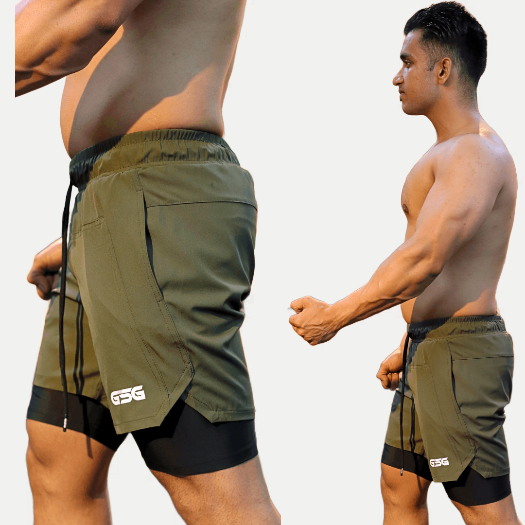 Men's compression shorts with pocket shop