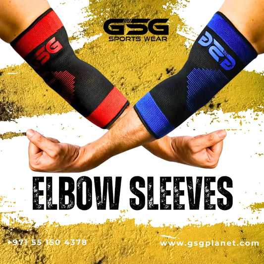 Compression Elbow Sleeve for Weightlifting & Joint Support – GSG