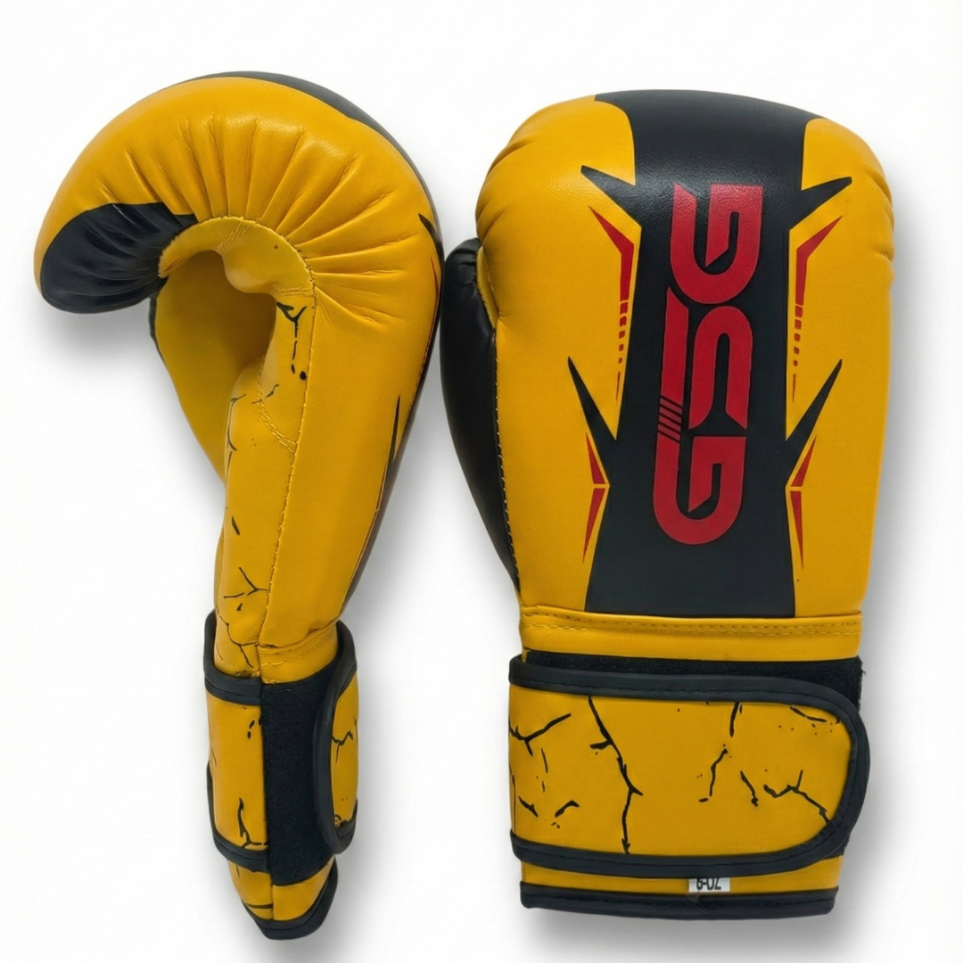 GSG Youth Pro Boxing Gloves for Kids and Teens 5 to 17 Years-YELLOW