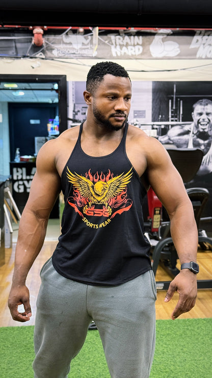 Stringer Gym Singlets – Muscle Fit, Breathable & Stylish