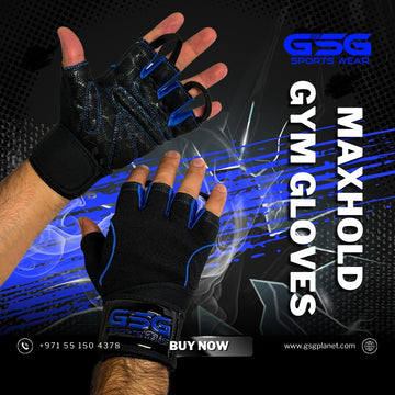 GSG MaxHold Gym Gloves - Blue