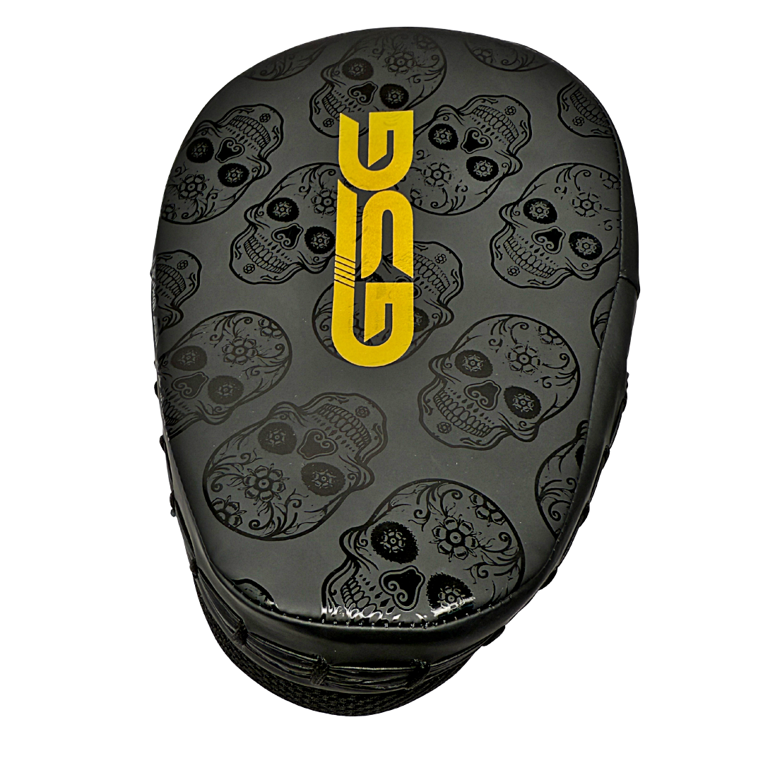 Skull Strike Focus Pads – Black & Gold