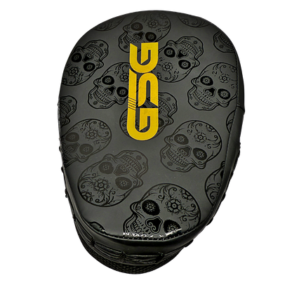 Skull Strike Focus Pads – Black & Gold