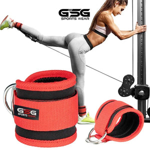 GSG Gym Ankle Strap - Red