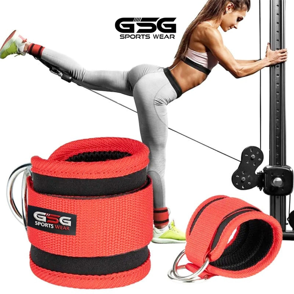 GSG Gym Ankle Strap - Red