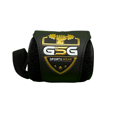 Wrist Straps – Yellow & Balck| GSG Sports Wear