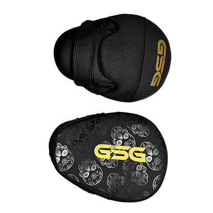 Skull Strike Focus Pads – Black & Gold