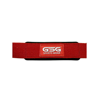Heavy Duty Lifting Straps – For Weight Training & Wrist Support (Red)