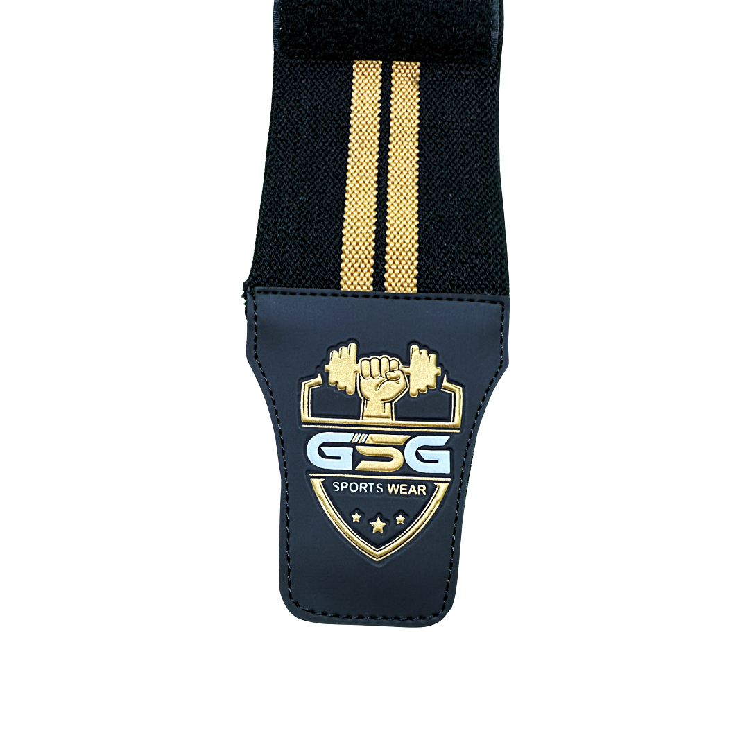 Wrist Straps – Yellow & Balck| GSG Sports Wear