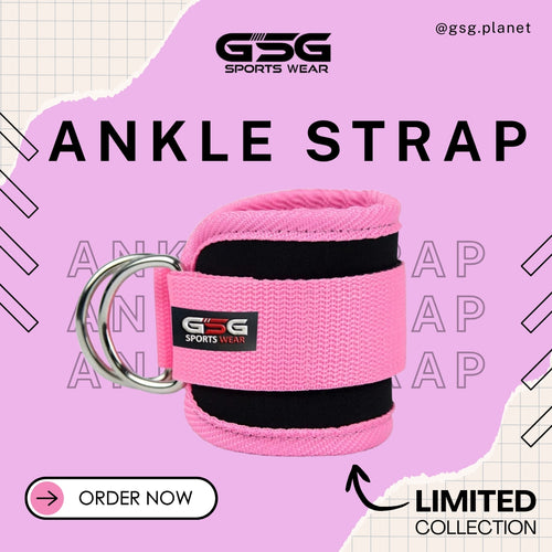 GSG Gym Ankle Strap - Pink