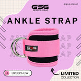 GSG Gym Ankle Strap - Pink