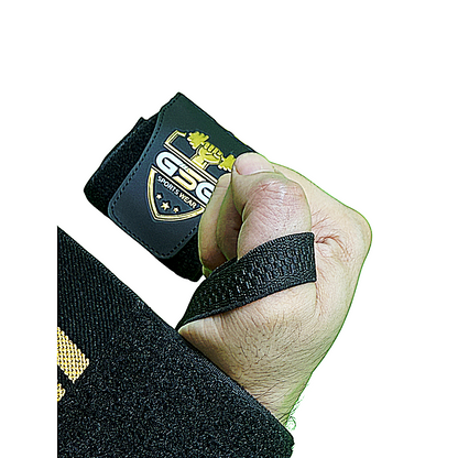 Wrist Straps – Yellow & Balck| GSG Sports Wear