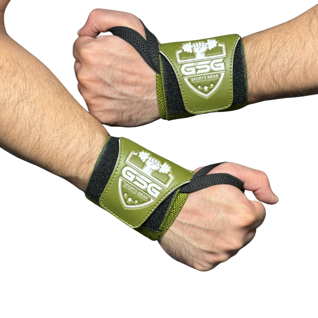Wrist Straps – Green | GSG Sports Wear