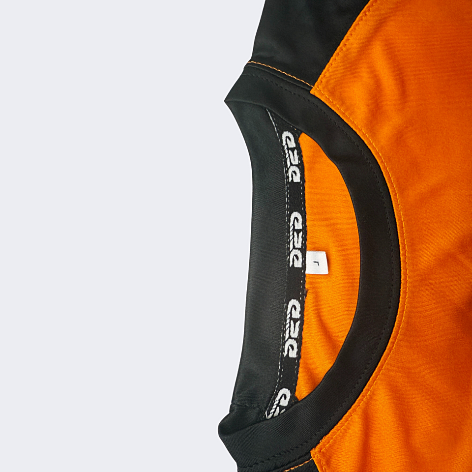 GSG Gym T-Shirt – Orange & Black | Dry Fit Sportswear for Men