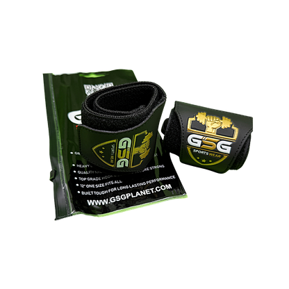 Wrist Straps – Yellow & Balck| GSG Sports Wear