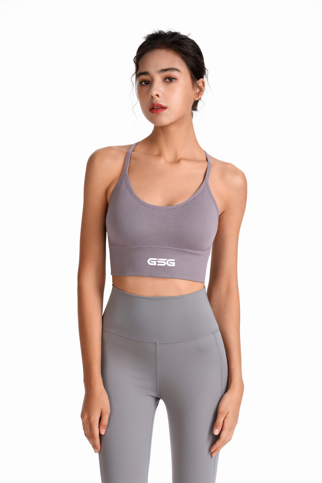 GSG Racerback Sports Bra – Grey