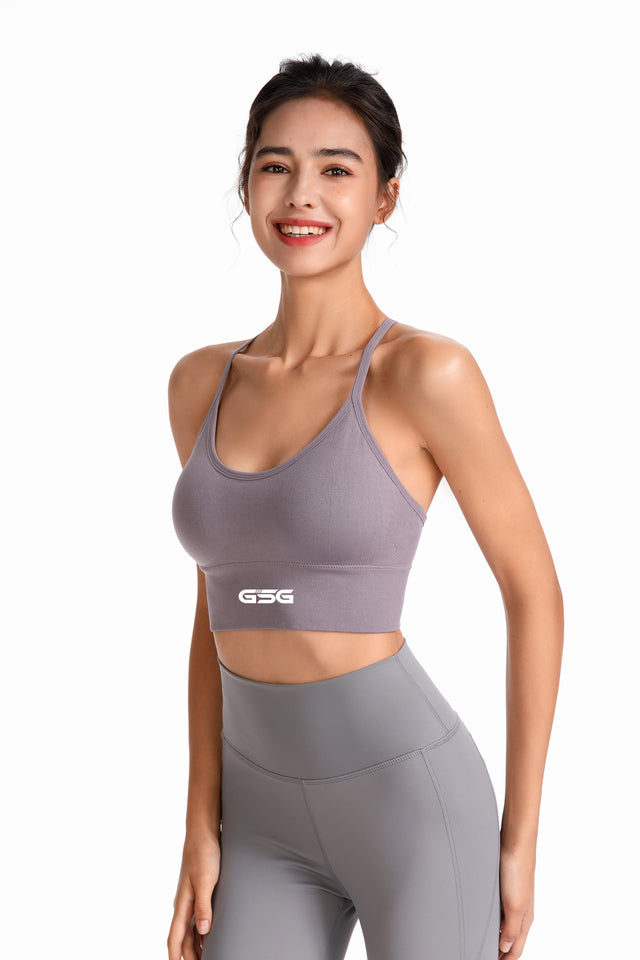 GSG Racerback Sports Bra – Grey