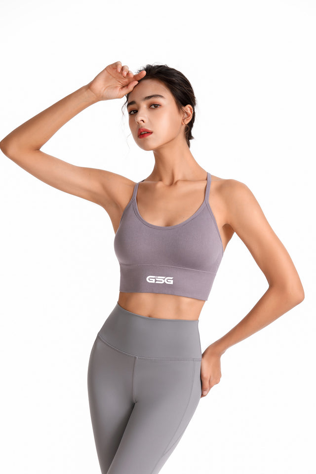 GSG Racerback Sports Bra – Grey
