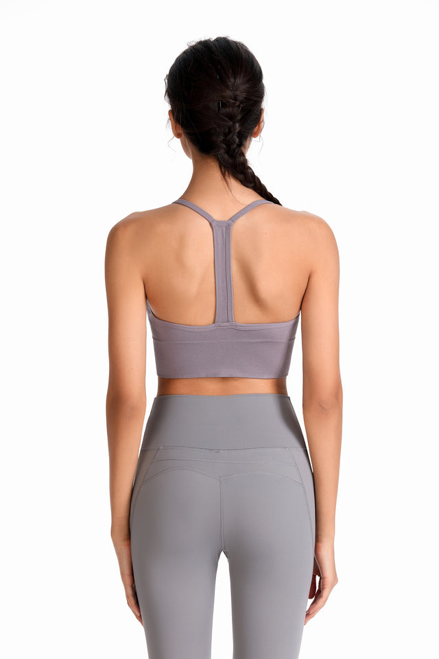 GSG Racerback Sports Bra – Grey