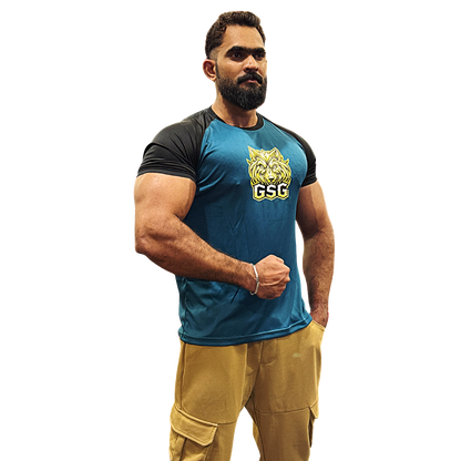 Gym T-Shirt –BLUE | Dry Fit Sportswear for Men