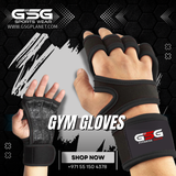 Fitness Workout Gloves - Plain Black