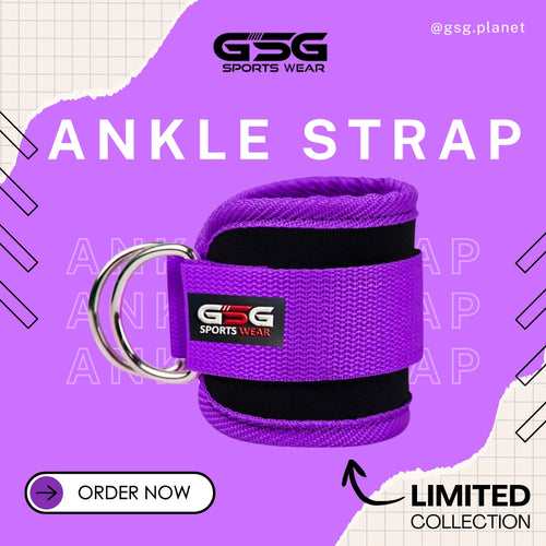 GSG Gym Ankle Strap - Purple