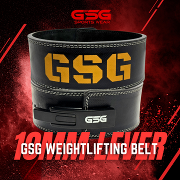 GSG 10mm Lever Weightlifting Belt – Pro Back Support UAE