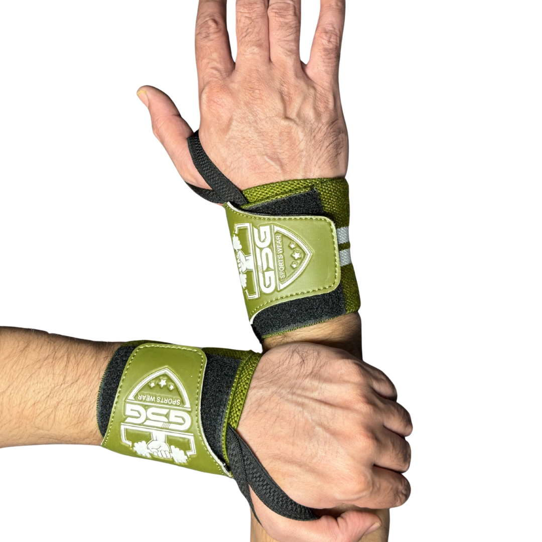 Wrist Straps – Green | GSG Sports Wear